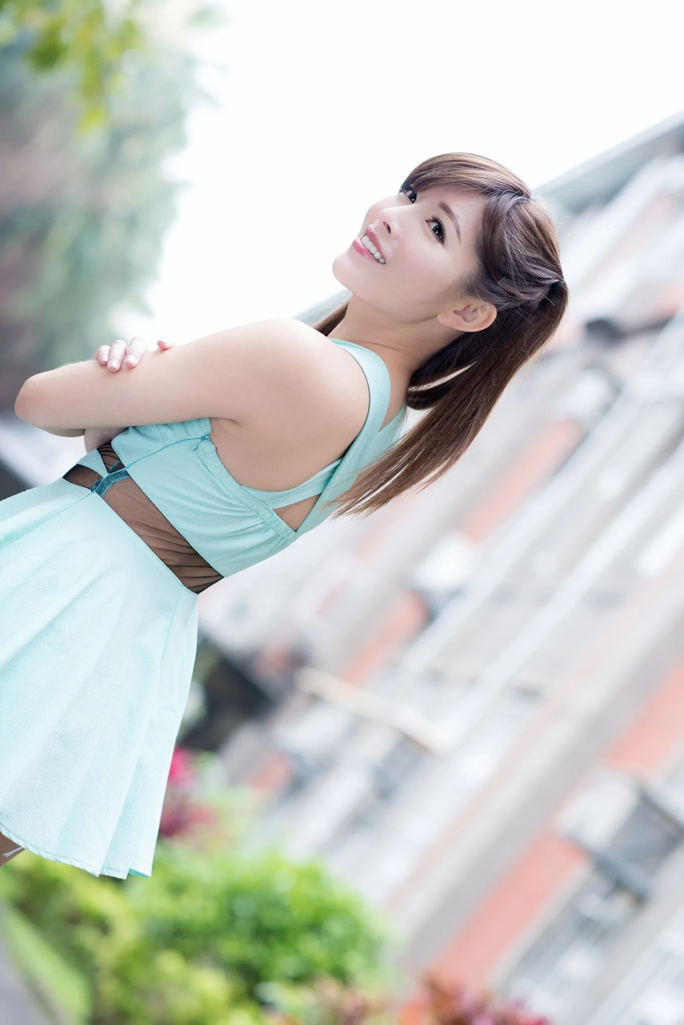 [Chương bổ sung của Beautyleg] Nữ hoàng băng giá Liao Kandi - Bộ ảnh chụp tại công viên đầu hè - 54