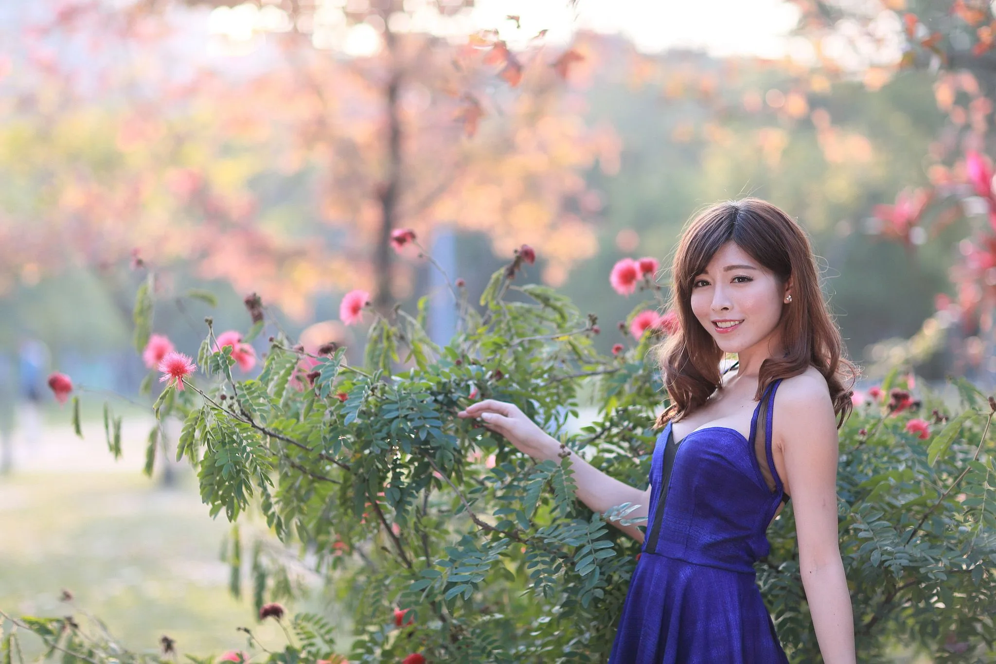 [Chương bổ sung của Beautyleg] Nữ hoàng băng giá Liao Kandi - Bộ ảnh chụp tại công viên đầu hè - 23