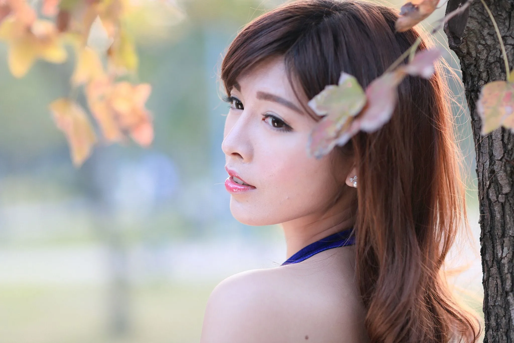 [Chương bổ sung của Beautyleg] Nữ hoàng băng giá Liao Kandi - Bộ ảnh chụp tại công viên đầu hè - 19